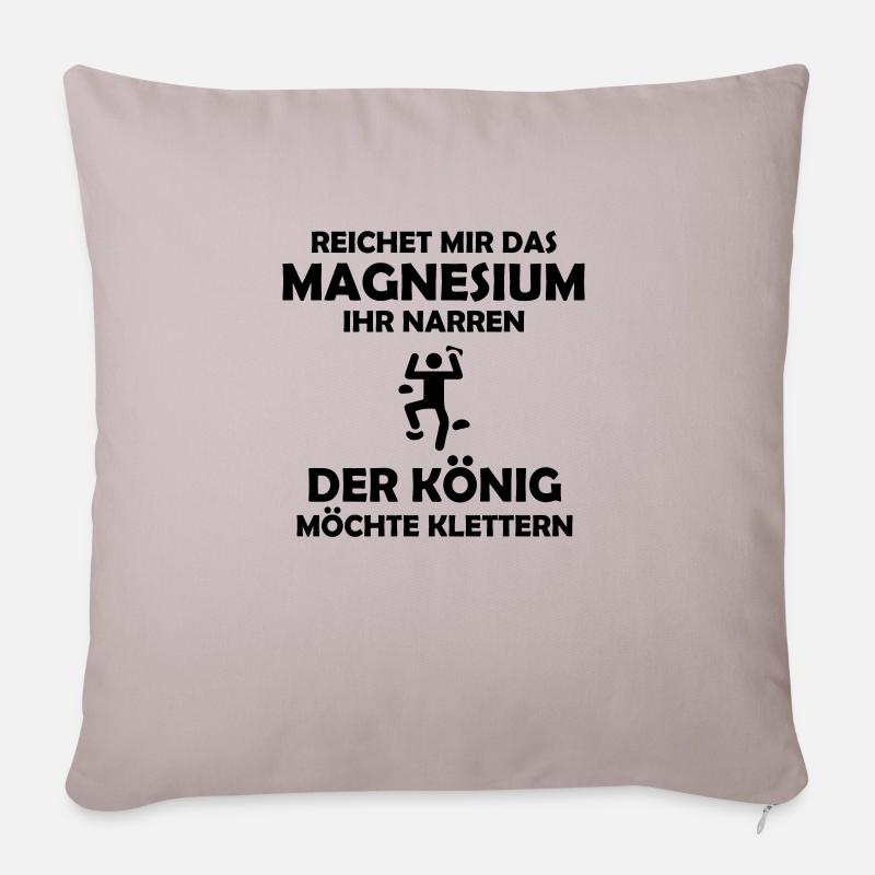 climbing - Sofakissenbezug 45 x 45 cm - helles Taupe