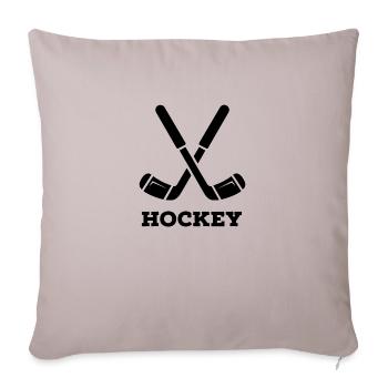 Hockey - Housse de coussin décorative 45 x 45 cm - taupe clair - Devant