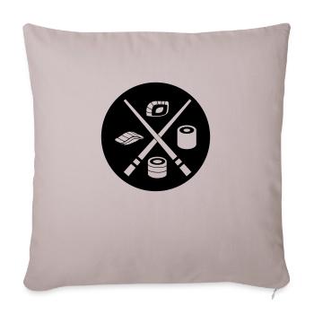 Sushi - Sofa pillowcase 17,3'' x 17,3'' (45 x 45 cm) - light taupe - Front