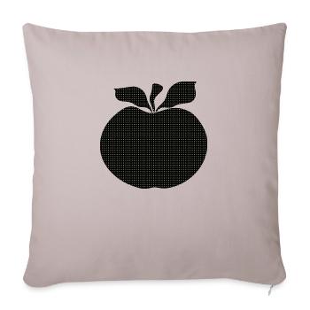 Pomme - Housse de coussin décorative 45 x 45 cm - taupe clair - Devant