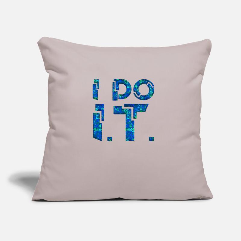 IT guy support geek computer computer geek i do it Sofa pillowcase 17,3'' x 17,3'' (45 x 45 cm)