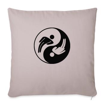 TOILET - Sofa pillowcase 17,3'' x 17,3'' (45 x 45 cm) - light taupe - Front