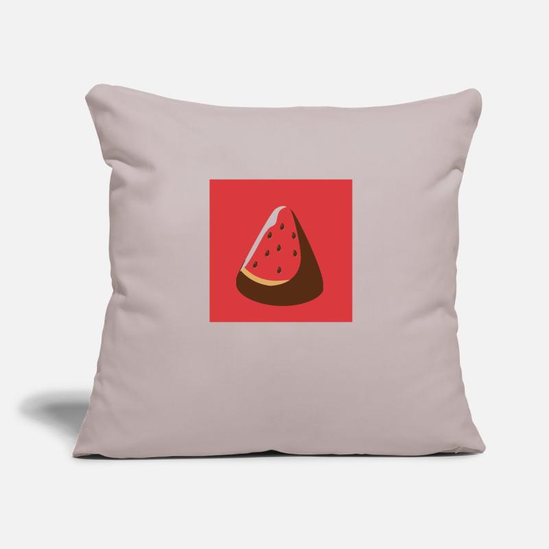 Pastèque Housse de coussin décorative 45 x 45 cm