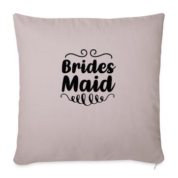 Brides Maid - Sofa pillowcase 17,3'' x 17,3'' (45 x 45 cm) - light taupe - Front
