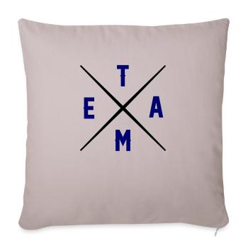 équipe - Housse de coussin décorative 45 x 45 cm - taupe clair - Devant