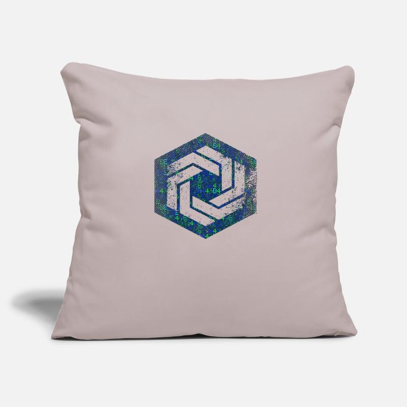 Hexagon-Programmierung Programmierer Codierung geometrisch Sofakissenbezug 45 x 45 cm