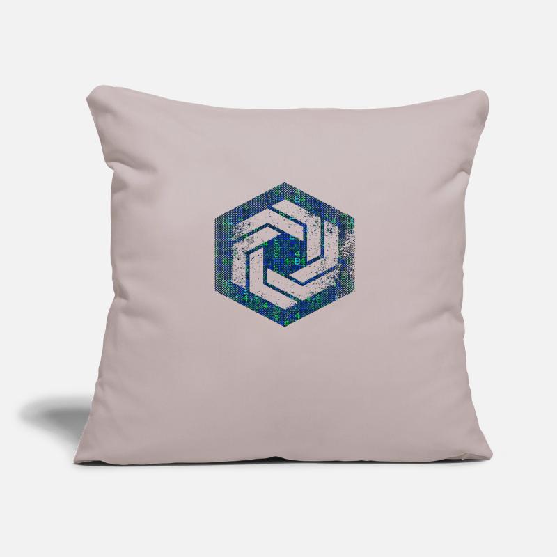 Hexagon-Programmierung Programmierer Codierung geometrisch Sofakissenbezug 45 x 45 cm