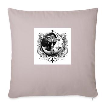 Balance Ying Yang - Sofakissenbezug 45 x 45 cm - helles Taupe - Vorne
