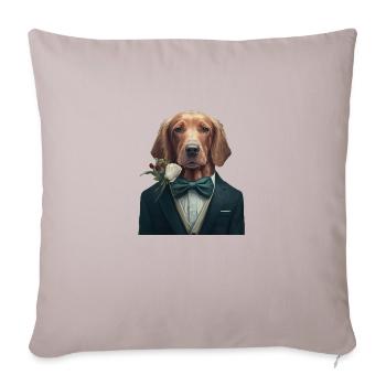 I'm not single, I have a dog - Sofakissenbezug 45 x 45 cm - helles Taupe - Vorne