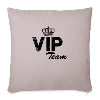 vip team - Sofakissenbezug 45 x 45 cm - helles Taupe - Vorne