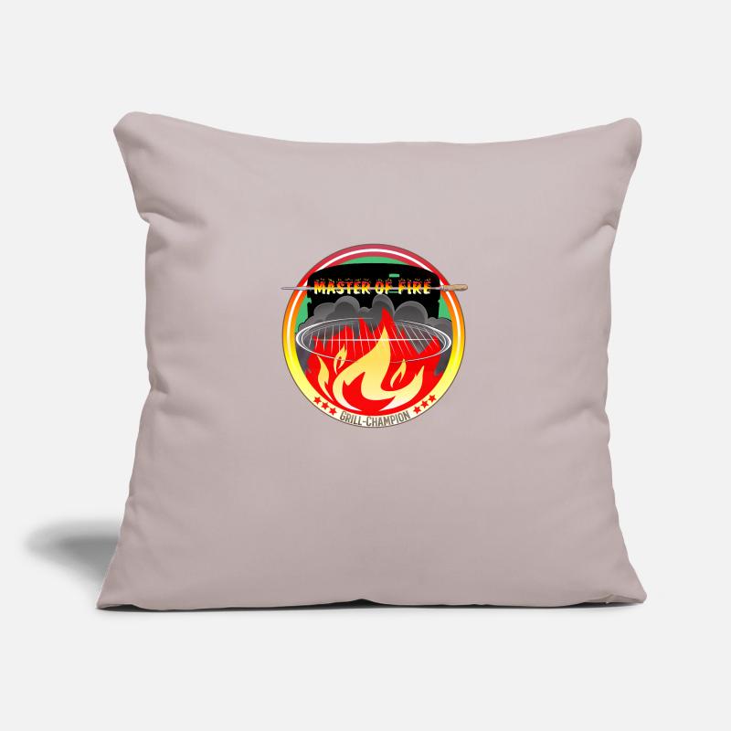 Maître de feu Housse de coussin décorative 45 x 45 cm