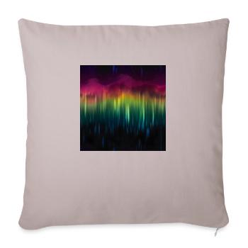 Aurora Symphony: Collection d’aurores boréales - Housse de coussin décorative 45 x 45 cm - taupe clair - Devant