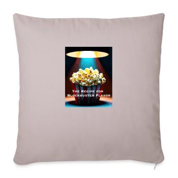 The Recipe for Blockbuster Flavor - Sofa pillowcase 17,3'' x 17,3'' (45 x 45 cm) - light taupe - Front