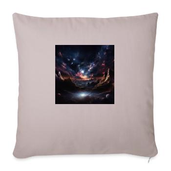 Space - Sofa pillowcase 17,3'' x 17,3'' (45 x 45 cm) - light taupe - Front