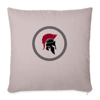 Spartiates - Housse de coussin décorative 45 x 45 cm - taupe clair - Devant