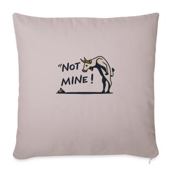 Not Mine! - Sofa pillowcase 17,3'' x 17,3'' (45 x 45 cm) - light taupe - Front