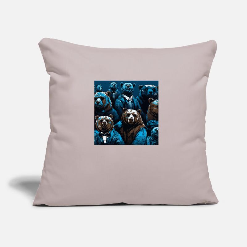 Neon neon style bear pattern Sofa pillowcase 17,3'' x 17,3'' (45 x 45 cm)