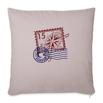 Burdur - Sofa pillowcase 17,3'' x 17,3'' (45 x 45 cm) - light taupe - Front