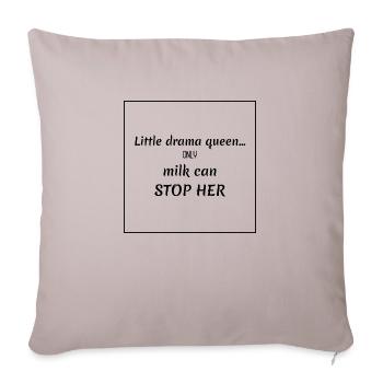 Funny sayings - Sofa pillowcase 17,3'' x 17,3'' (45 x 45 cm) - light taupe - Front