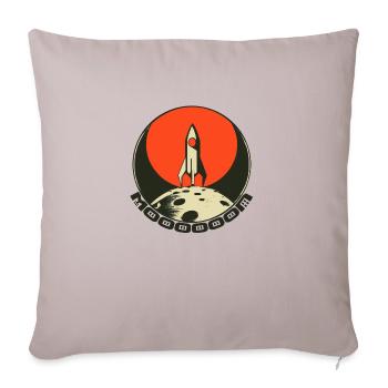 Moooooon - Housse de coussin décorative 45 x 45 cm - taupe clair - Devant