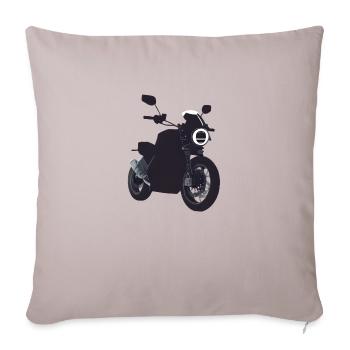 Motorcyclist Motorbike Fan Motorcycle Motorcross - Sofa pillowcase 17,3'' x 17,3'' (45 x 45 cm) - light taupe - Front