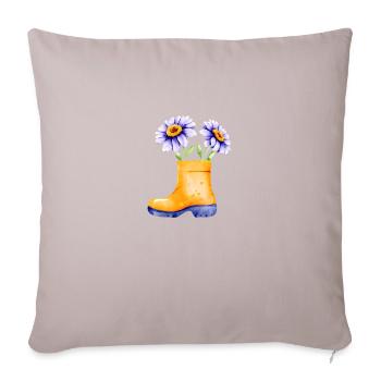 Jardin cadeau jardinier verger jardinier amateur - Housse de coussin décorative 45 x 45 cm - taupe clair - Devant