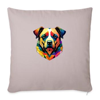 German Shepherd Dog Owner Dog Dog Owner Dog - Sofa pillowcase 17,3'' x 17,3'' (45 x 45 cm) - light taupe - Front