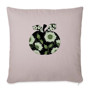 Apfel - Sofakissenbezug 45 x 45 cm - helles Taupe - Vorne