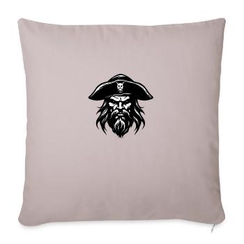 Pirate - Housse de coussin décorative 45 x 45 cm - taupe clair - Devant