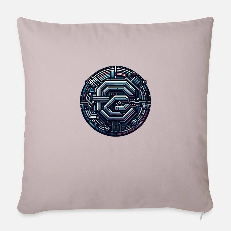 Sci-Fi - Sofa pillowcase 17,3'' x 17,3'' (45 x 45 cm) - light taupe
