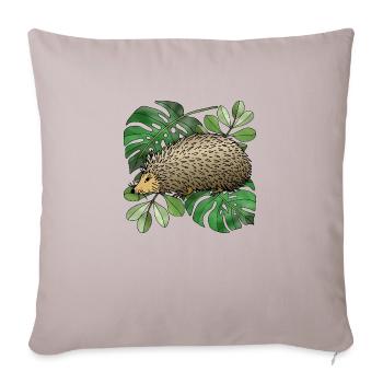 Igel - Sofakissenbezug 45 x 45 cm - helles Taupe - Vorne