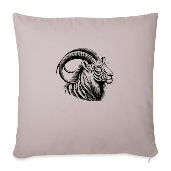 Fabelwesen - Sofakissenbezug 45 x 45 cm - helles Taupe - Vorne