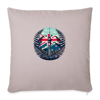 Neuseeland Aotearoa Kiwi 15 - Sofakissenbezug 45 x 45 cm - helles Taupe - Vorne