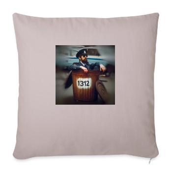 1312 - Sofakissenbezug 45 x 45 cm - helles Taupe - Vorne