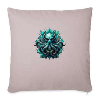 kraken - Sofakissenbezug 45 x 45 cm - helles Taupe - Vorne