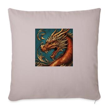 Dragon - Sofa pillowcase 17,3'' x 17,3'' (45 x 45 cm) - light taupe - Front