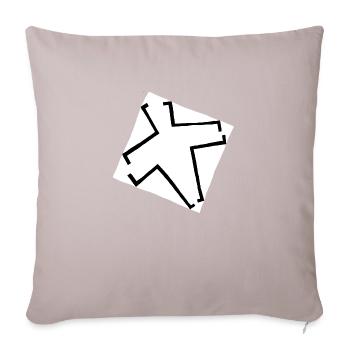 Brotherhood Banner - Sofa pillowcase 17,3'' x 17,3'' (45 x 45 cm) - light taupe - Front
