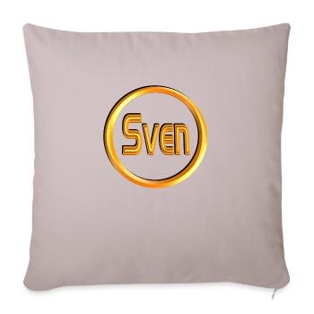 sven2 - Sofa pillowcase 17,3'' x 17,3'' (45 x 45 cm) - light taupe - Front
