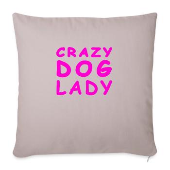 Canine - Housse de coussin décorative 45 x 45 cm - taupe clair - Devant