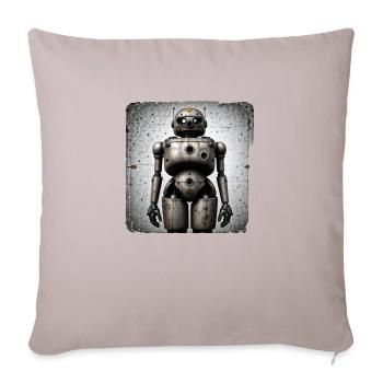 Wide Robot - Sofa pillowcase 17,3'' x 17,3'' (45 x 45 cm) - light taupe - Front