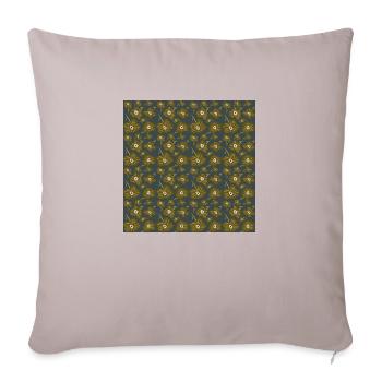 F55 - Housse de coussin décorative 45 x 45 cm - taupe clair - Devant