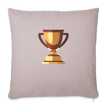 Winner Trophy Gold - Sofa pillowcase 17,3'' x 17,3'' (45 x 45 cm) - light taupe - Front