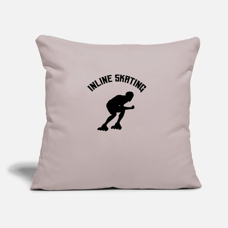 Inline skating Sofa pillowcase 17,3'' x 17,3'' (45 x 45 cm)