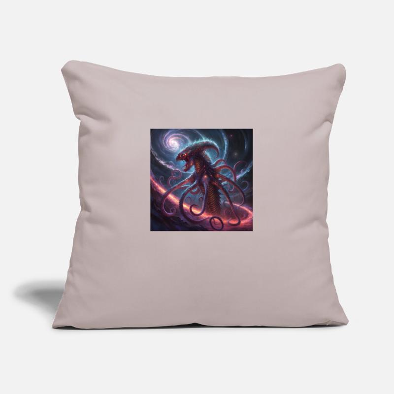 Créature quantique Housse de coussin décorative 45 x 45 cm