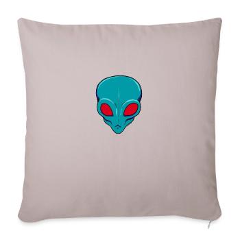 Alien - Sofa pillowcase 17,3'' x 17,3'' (45 x 45 cm) - light taupe - Front