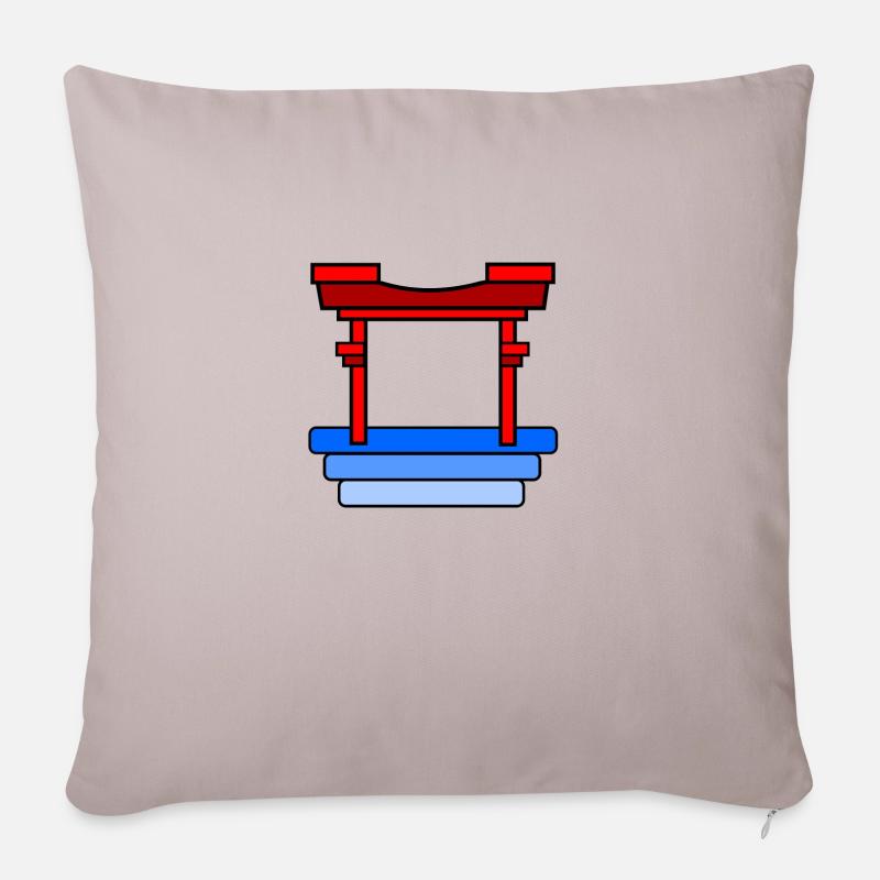 Come to Asia - Sofakissenbezug 45 x 45 cm - helles Taupe