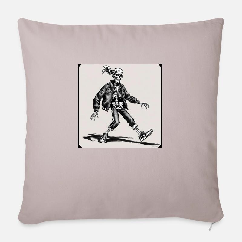 Skeleton Swagger - Sofakissenbezug 45 x 45 cm - helles Taupe