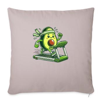 Un avocat sportif - Housse de coussin décorative 45 x 45 cm - taupe clair - Devant