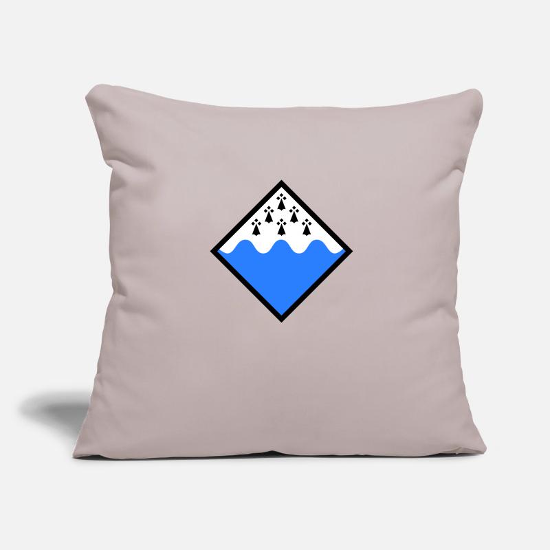 Morbihan Housse de coussin décorative 45 x 45 cm