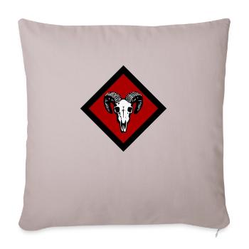 Gotland - Sofa pillowcase 17,3'' x 17,3'' (45 x 45 cm) - light taupe - Front
